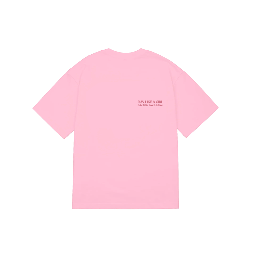 Run Like a Girl T-shirt (Front & Back Design)