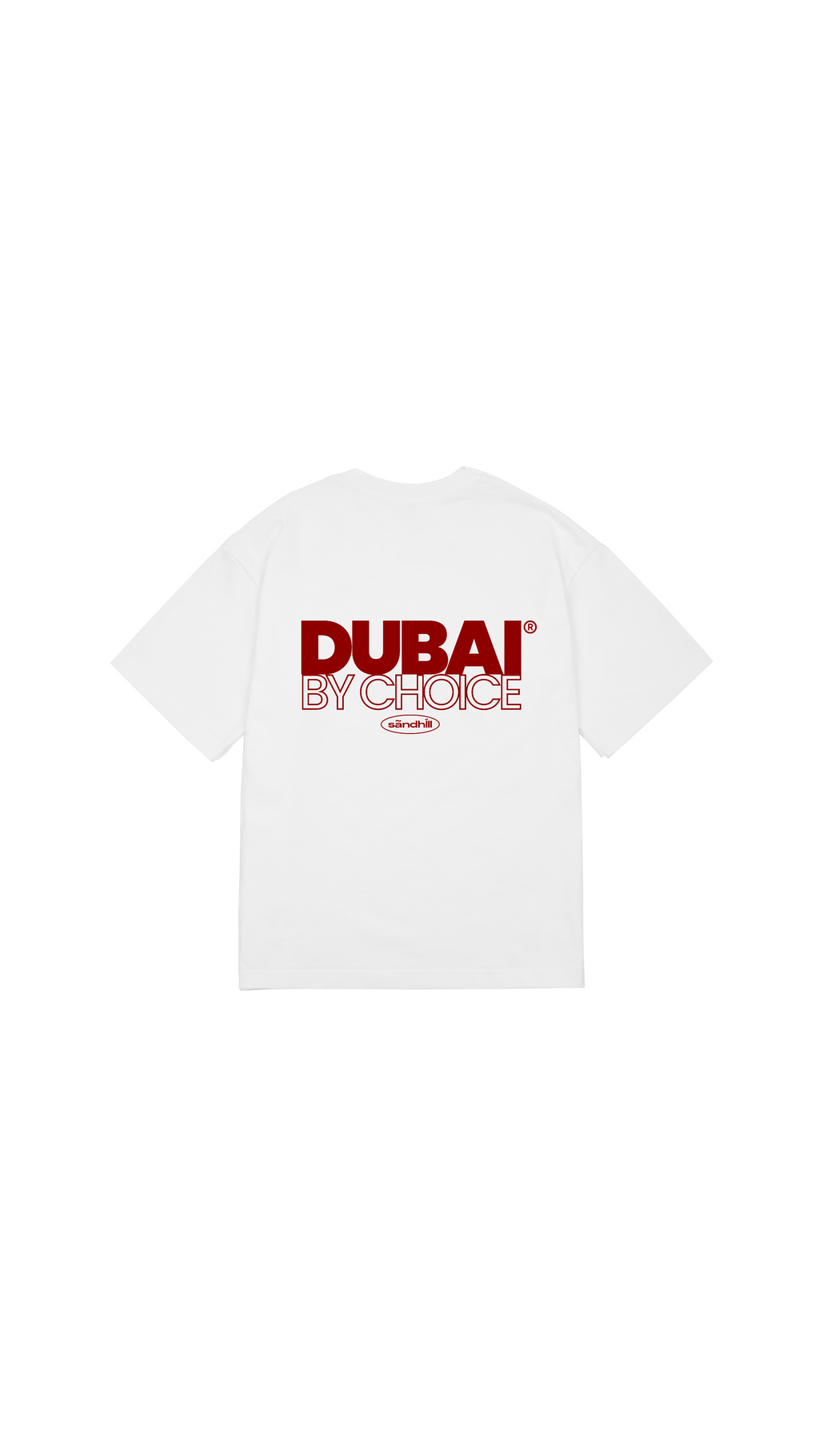 Dubai By Choice T-Shirt (Front & Back Design)