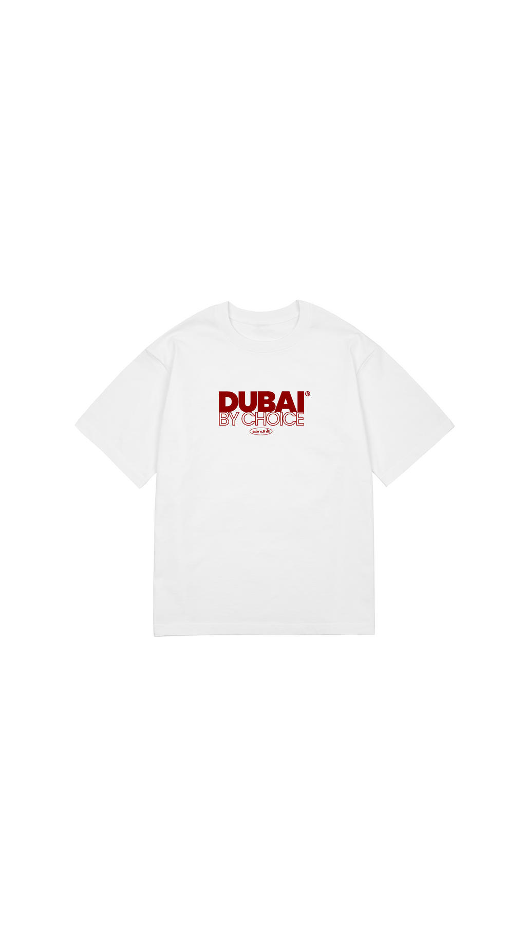 Dubai By Choice T-Shirt (Front & Back Design)